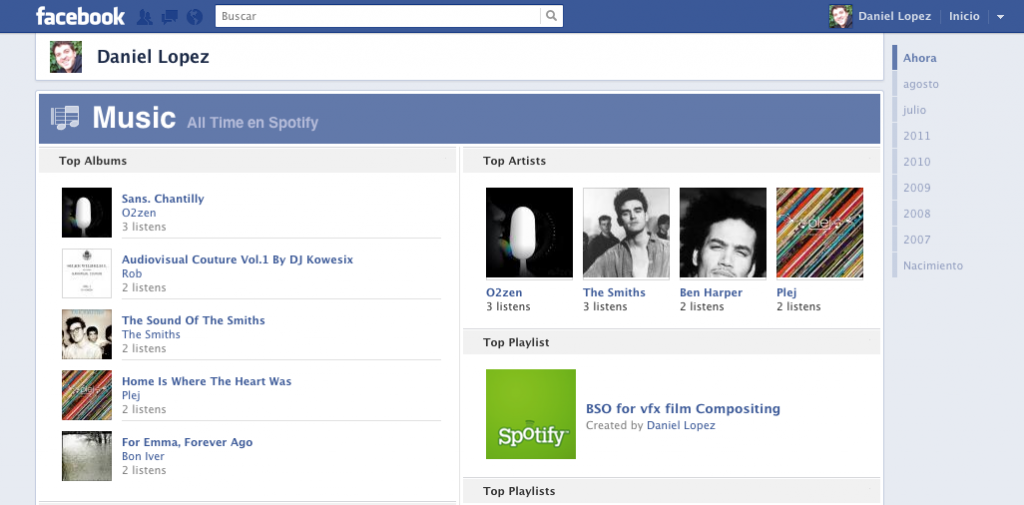 Music Time Line